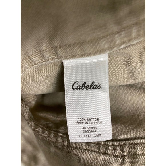 Cabela Cargo Pants Mens 34x30‎ Tan Utility Workwear Pockets Rugged Outdoors - Picture 6 of 12